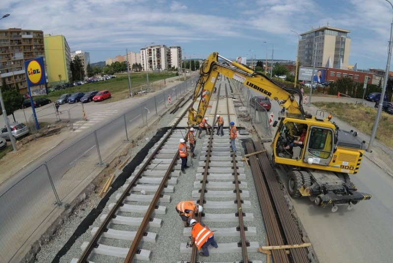 Referencie / Modernizácia električkových tratí MET v meste Košice - foto