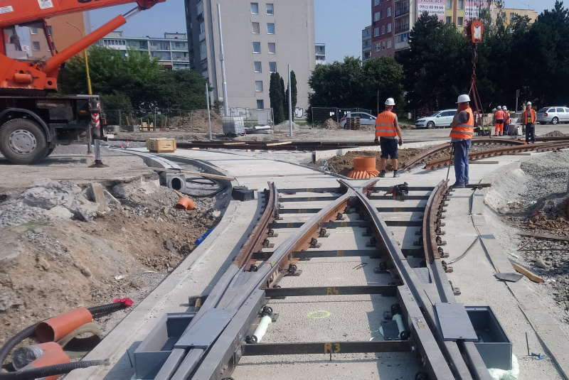 Referencie / Modernizácia električkových tratí MET v meste Košice - foto