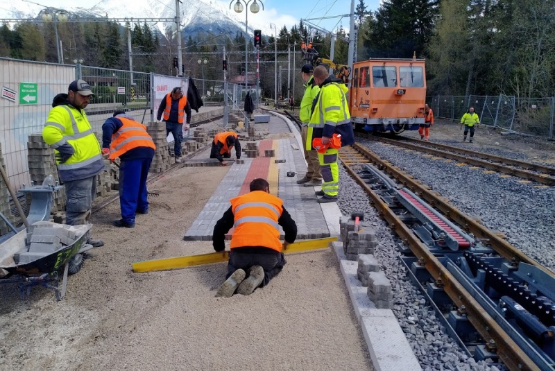 Referencie / Rekonštrukcia ozubnice Štrba – Štrbské Pleso - foto