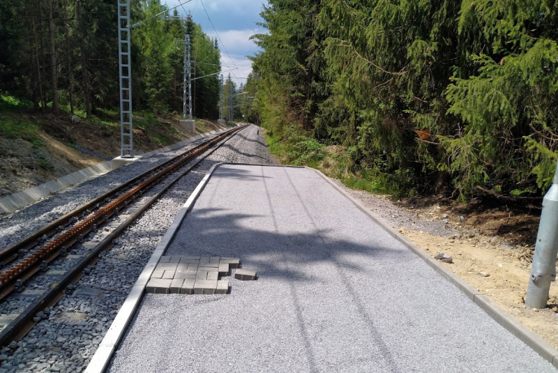 Referencie / Rekonštrukcia ozubnice Štrba – Štrbské Pleso - foto