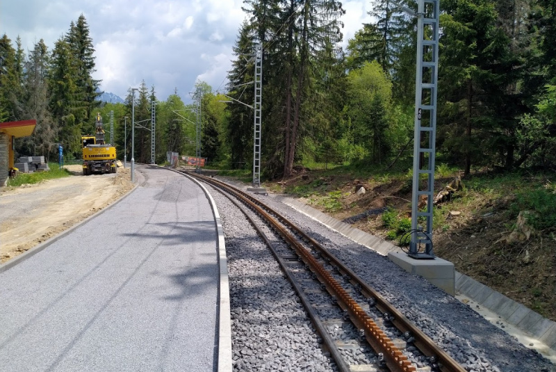 Referencie / Rekonštrukcia ozubnice Štrba – Štrbské Pleso - foto