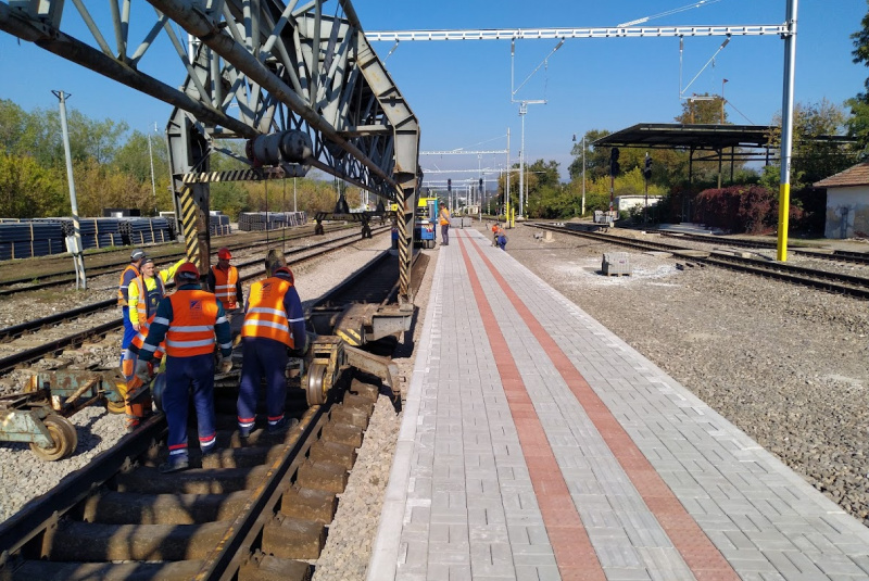 Referencie / ŽSR, Elektrifikácia trate Haniska – Veľká Ida – Moldava nad Bodvou mesto - foto